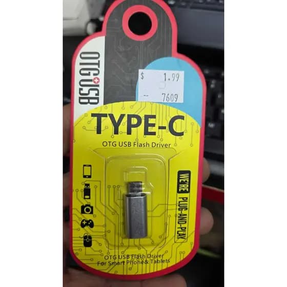 kit com 5un. OTG adaptador tipo-c para V8 para celulares tablets smartfones