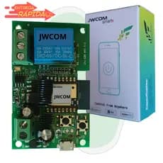 Interruptor Inteligente rele Pulso Wifi 1 Canal Seco