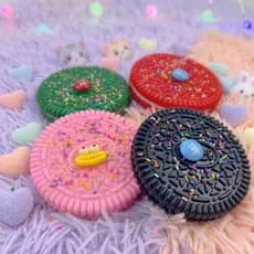 Squishy Biscoito Gigante Brinquedo Massinha Squeeze Divertido Macio Fofinho Fufu taba
