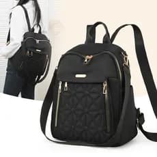 Bolsa mochila feminina Portátil da moda de Poliéster à prova d'água