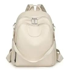 Mochila feminina à prova d'água PU modelo 2249 para moda casual