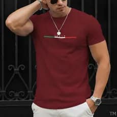 Camiseta Unissex Estilosa Premium Masculina Estampa Italy Street Camisa 100% Algodão 30.1