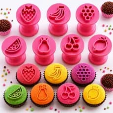 Kit Carimbos Marcar Docinho Brigadeiro Confeitaria Frutas Beijinho Doceria