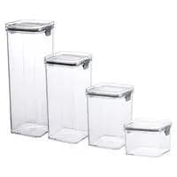 Kit de Potes Herméticos Coza Lock 4 Peças