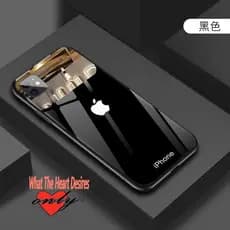 capa de celualr de Brilho vidro 3D capinha iphone 13 12 11 14 15 16pormax Mais vidro dura capinha celular com espelhos