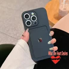 celular Porta-cartões líquidos de Silicone para capinha iphone 13 12 11 14 15 16 pro max Carteira choque capinha iphone