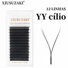 XIUSUZAKI Cílios y YY Shape Premade Volume Brasileiro Naturais Alongamento Para Extensão De Cílios