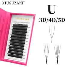 XIUSUZAKI 3D/4D/5D-U Forma Extensão De Cílios 0.07mm Rússia Volume Novo Estilo