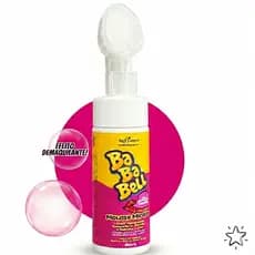 Mousse Micelar Facial BaBaBell 150ml Limpeza Profunda Demaquilante Pele Oleosa Sensível