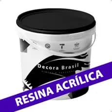 Resina Acrílica Base Água 3,6L, 800ml Decora Brasil Primeira Linha Top Alta Qualidade para Parede