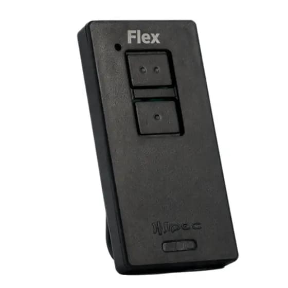 Controle Remoto Tx Flex 2 Botões para Portão Eletrônico Automático 433,92 Ipec rcg,garen,ppa,seg