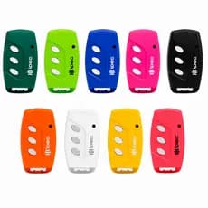 Kit Controle Remoto TX Deco Clip Colorido IPEC 433mhz 3 Botões Portão Automático Eletrônico Garagem