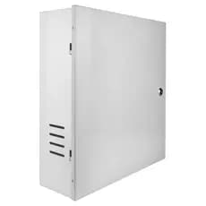 Caixa Metálica Organizadora Rack Mini 15u Vertical Fine Dvr Roteador Cores Pretou ou Branco afli