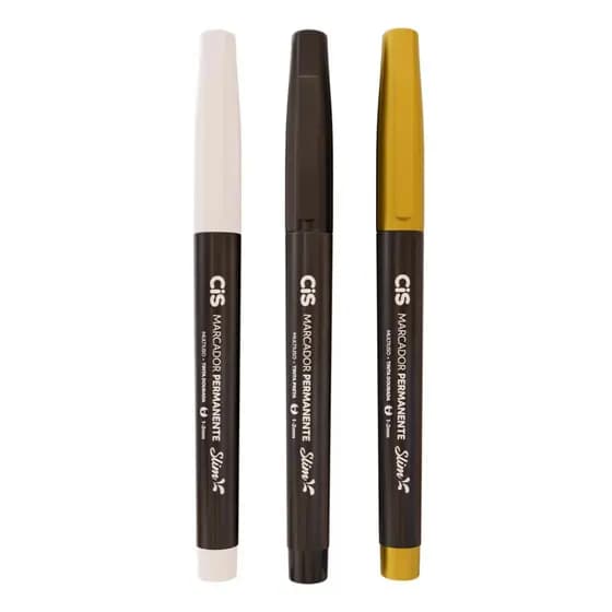 Marcador Permanente Slim - Cis