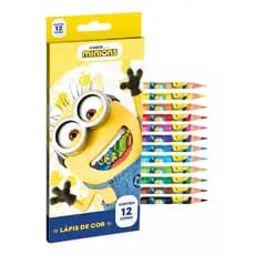 Lápis de Cor Minions 12 Cores - Tris