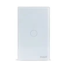 Ekaza Interruptor Inteligente Zigbee vidro 2.5d 1botão Touch Alexa Google home