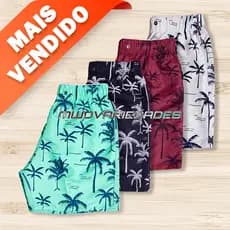 Short Mauricinho Masculino Tactel Grosso Bermuda Lisa Masculina Shorts de Elástico - MEGA LIQUIDAÇÃO