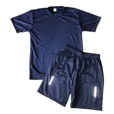 CONJUTO BERMUDA E CAMISETA - PARA TREINOS - ESPORTES - CORRIDA - ACADEMIA - SECAGEM RAPIDA  --- "ANTI ODOR"