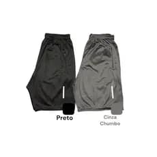 Kit 2 Shorts Bermuda Dry Fit Esportiva Treino Com Ziper no Bolso
