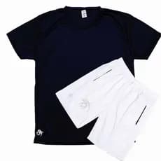 KIT CAMISETA + BERMUDA DRY-FIT ESPORTIVO E CASUAL - TREINO - CORRIDA - ACADEMIA- 3 BOLSO LATERAL COM ZIPER