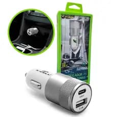 Carregador Veicular 30w Turbo Usb / Usb-c Carga Rápida XCell
