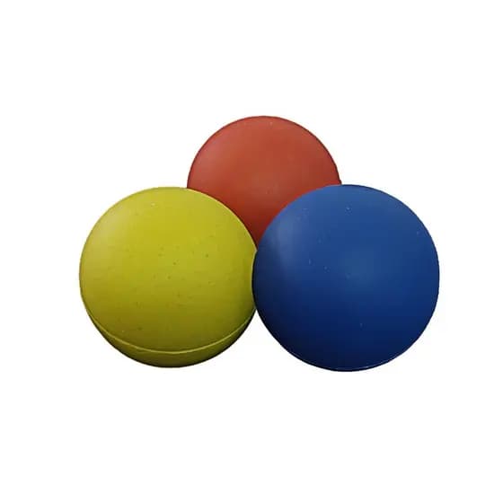 Kit Bolinha de Fisioterapia Lisa Bola Anti stress Terapeutica Pequena - Colorida - 3 Unidades