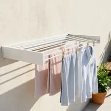 Varal de Alumínio Retrátil 120cm – Compacto, Resistente e Ideal para Apartamentos