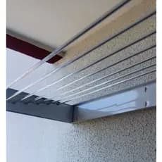 Vara Retratil Roupa Seca Rapido Apartamento Lavanderia Pequenas