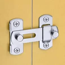 Conjunto de duas peças em aço inoxidável 180° Bloqueio angular, incluindo língua e alfinete