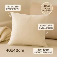 Refil Enchimento 40×40 cm – TNT Translúcido e Espuma Leve – Prático e Decorativo  - ENVIO IMEDIATO