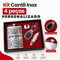 Cantil Personalizado Padrinhos Padrinho Inox Porta Bebida Whisky  Casamento Presente