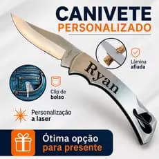Canivete Agro De Bolso Personalizado Com Seu Nome Clip Presilha Abridor Bolso Aço Inox Envio Já