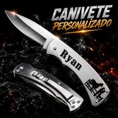 Canivete Personalizado Com Seu Logo Com clip de Bolso Personalizado a Laser Canivete em Aço Inox