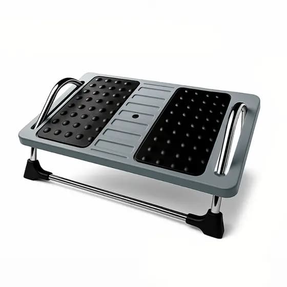 Apoio Suporte para os Pés Ergonômico Inclinável com Massageador NR17