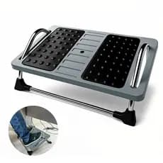 Apoio para os Pés Base Descanso Ergonômico Inclinável Antiderrapante Home Office Escritório NR17