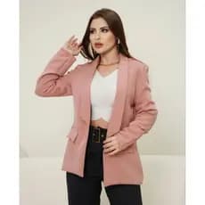 Blazer Max Alfaiataria Com Forro Casaco Social Tendencia