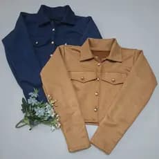 Casaco Feminino Suede Do M ao G3 Jaqueta Moda Tendencia
