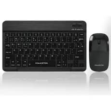 Hmaston Kit Teclado e Mouse Multilaser Portátil 2.4ghz Sem Fio Wireless Pc Teclas Macias