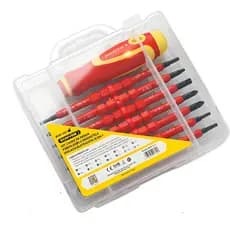 Jogo Kit De Chaves 15 em 1 Fenda, Philips e Torx Com Ponta Magnética  Encaixe Simples