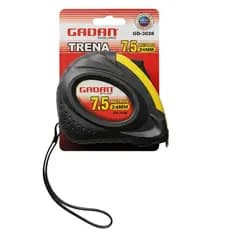 Trena Fita Métrica Emborracha 7,5 Metros Profissional Com Trava e Freio 24mm