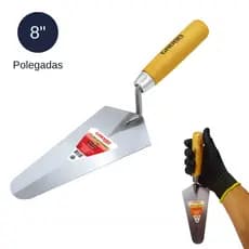 Colher De Pedreiro Canto Reto 8" Polegadas