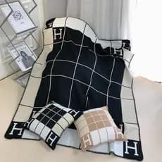 175x135cm Soft Cobertor De Lã De Caxemira Para Sofá Único Cochilo De Escritório Quente De Viagem