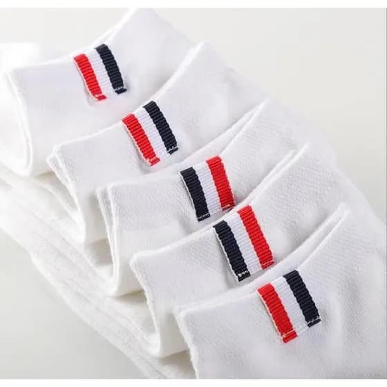 5 Pares Unissex Feminino Algodão Tornozelo Meias Causais Correndo Esportes Atlético Confortáveis Respirável Baixo Tubo