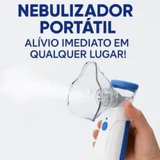 Inalador Portátil Nebulizador Ultrassônico Adulto Infantil USB e Pilha XLS JSL-W302