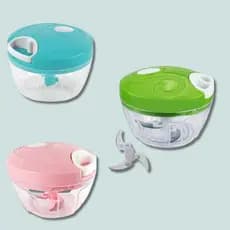 Mini Processador E Triturador De Alimentos Manual 3 Laminas XLS ZG-075 / CX-108