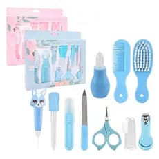 Kit Bebê com 10pçs Higiene Cuidado Infantil Essencial Bpa Free XLS BABY-10
