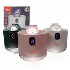 Umidificador de Ar Doméstico Aparelho Difusor Vap. Nave Espacial com LED 500ml Altomex AL-Z699