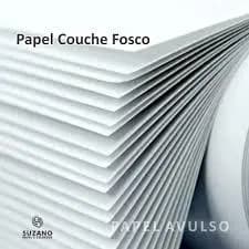 Papel Couchê Brilho e Fosco A4 (21x29,7cm) 210 Grs C/ 50 Fls