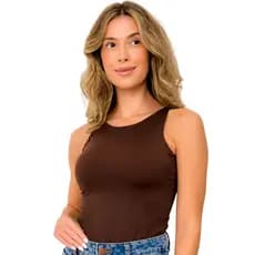 Regata Feminina Básica Lisa Forro Duplo Romantic Blusa Menina Confortável Ótimo Caimento Dia a Dia
