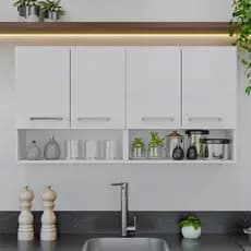 QUEIMA DE ESTOQUE - Armário de Cozinha – Multiuso Suspenso de 3 ou 4 Portas